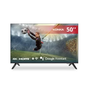 Smart TV Konka LED 50 uhd 4K, Design sem bordas, Google Assistant e Android TV com Bluetooth KDG50